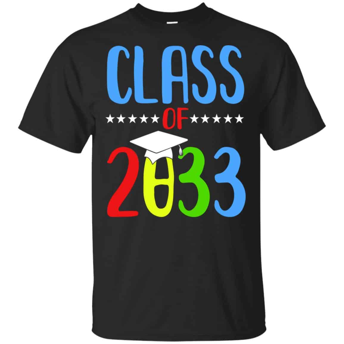 Grow With Me First Day Of School Class Of 2033 Youth T-Shirts, Hoodie