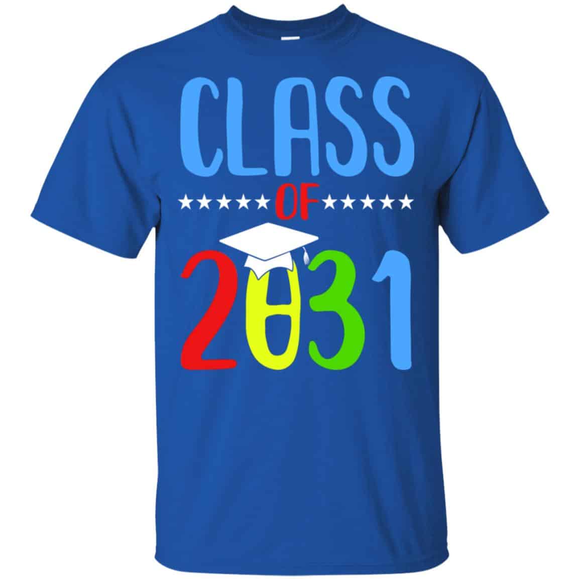 Grow With Me First Day Of School Class Of 2031 Youth T-Shirts, Hoodie
