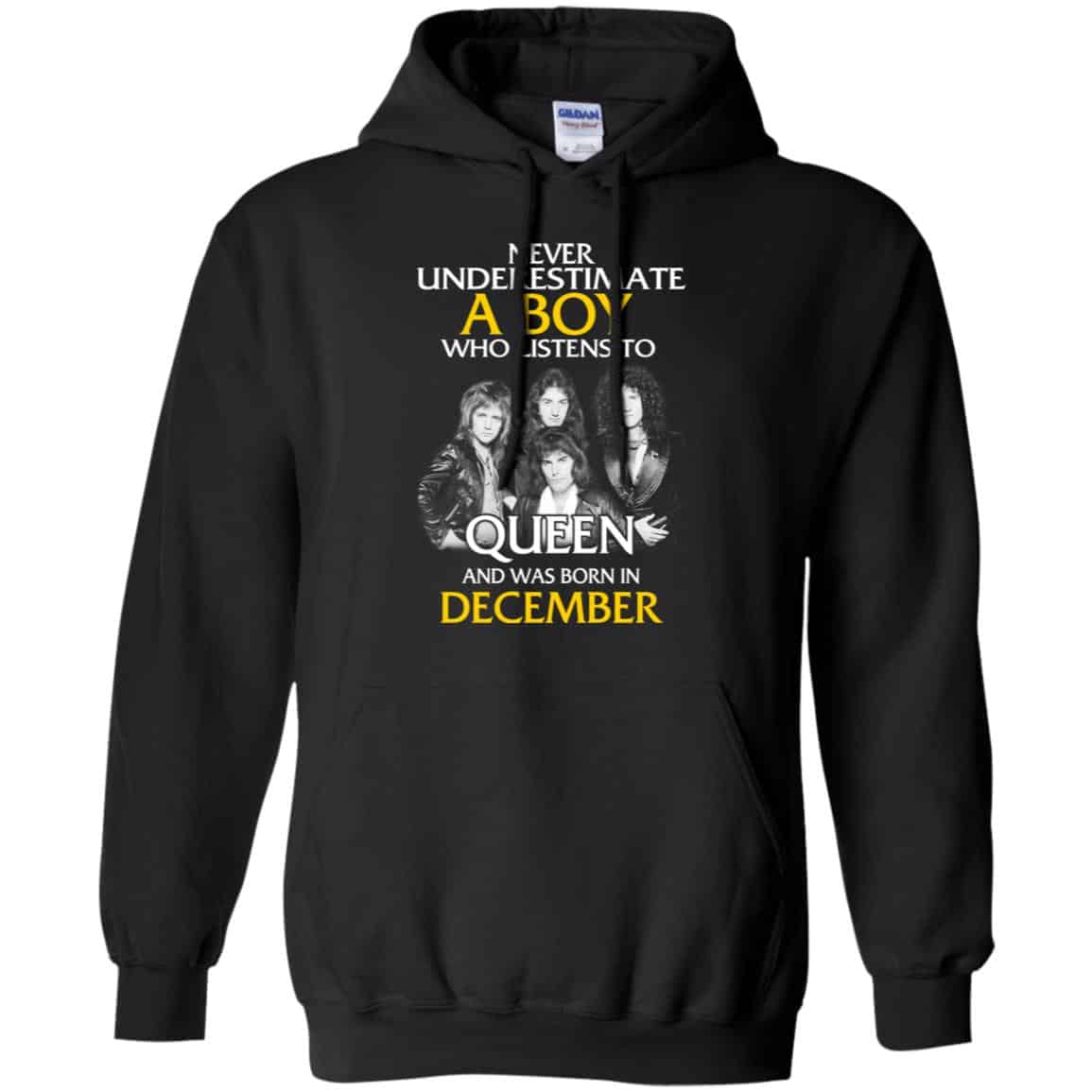 A Boy Who Listens To Queen And Was Born In December T-Shirts, Hoodie, Tank