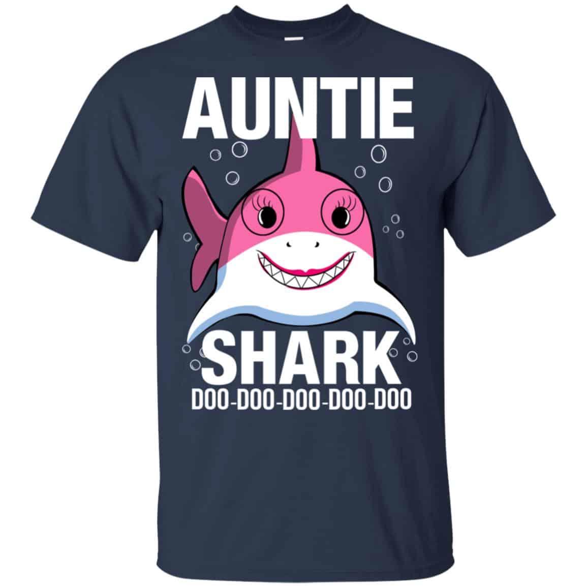 Auntie Shark Doo Doo Doo Doo Doo T-Shirts, Hoodie, Tank
