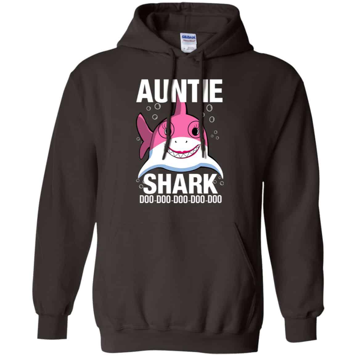 Auntie Shark Doo Doo Doo Doo Doo T-Shirts, Hoodie, Tank