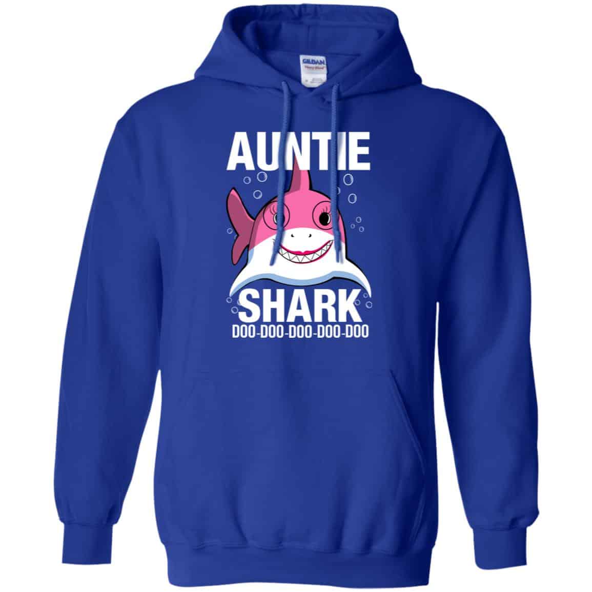 Auntie Shark Doo Doo Doo Doo Doo T-Shirts, Hoodie, Tank