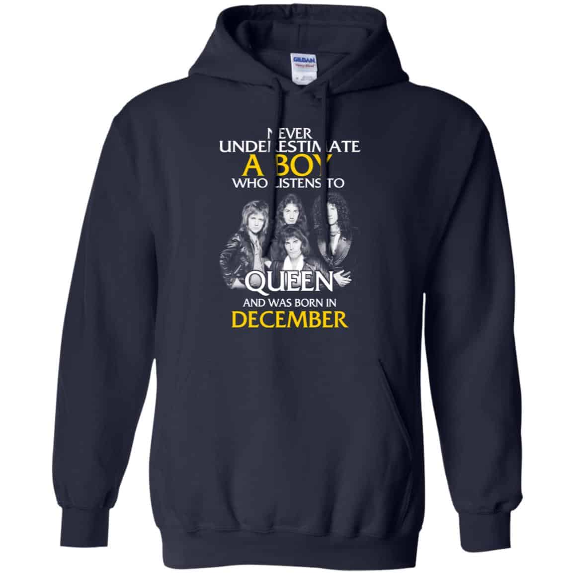 A Boy Who Listens To Queen And Was Born In December T-Shirts, Hoodie, Tank