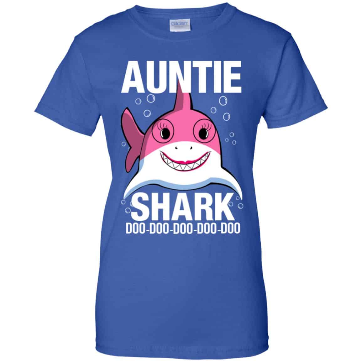 Auntie Shark Doo Doo Doo Doo Doo T-Shirts, Hoodie, Tank