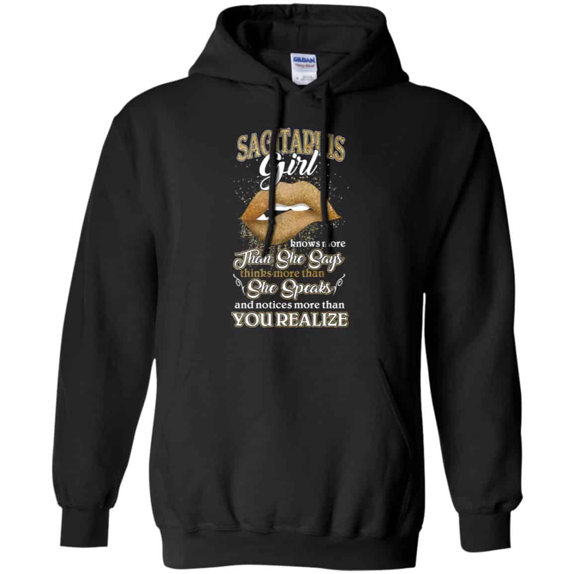 Sagittarius Girl Knows More Than She Says Zodiac Birthday T-Shirts, Hoodie, Tank