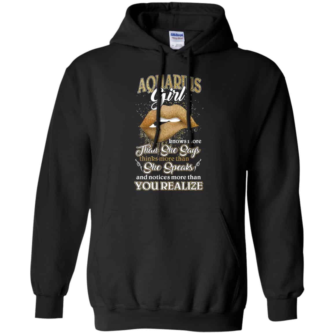 Aquarius Girl Knows More Than She Says Zodiac Birthday T-Shirts, Hoodie, Tank