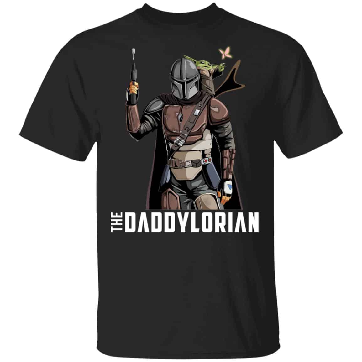 The Daddylorian Daddy Baby Yoda Mandalorian Shirt, Hoodie, Tank