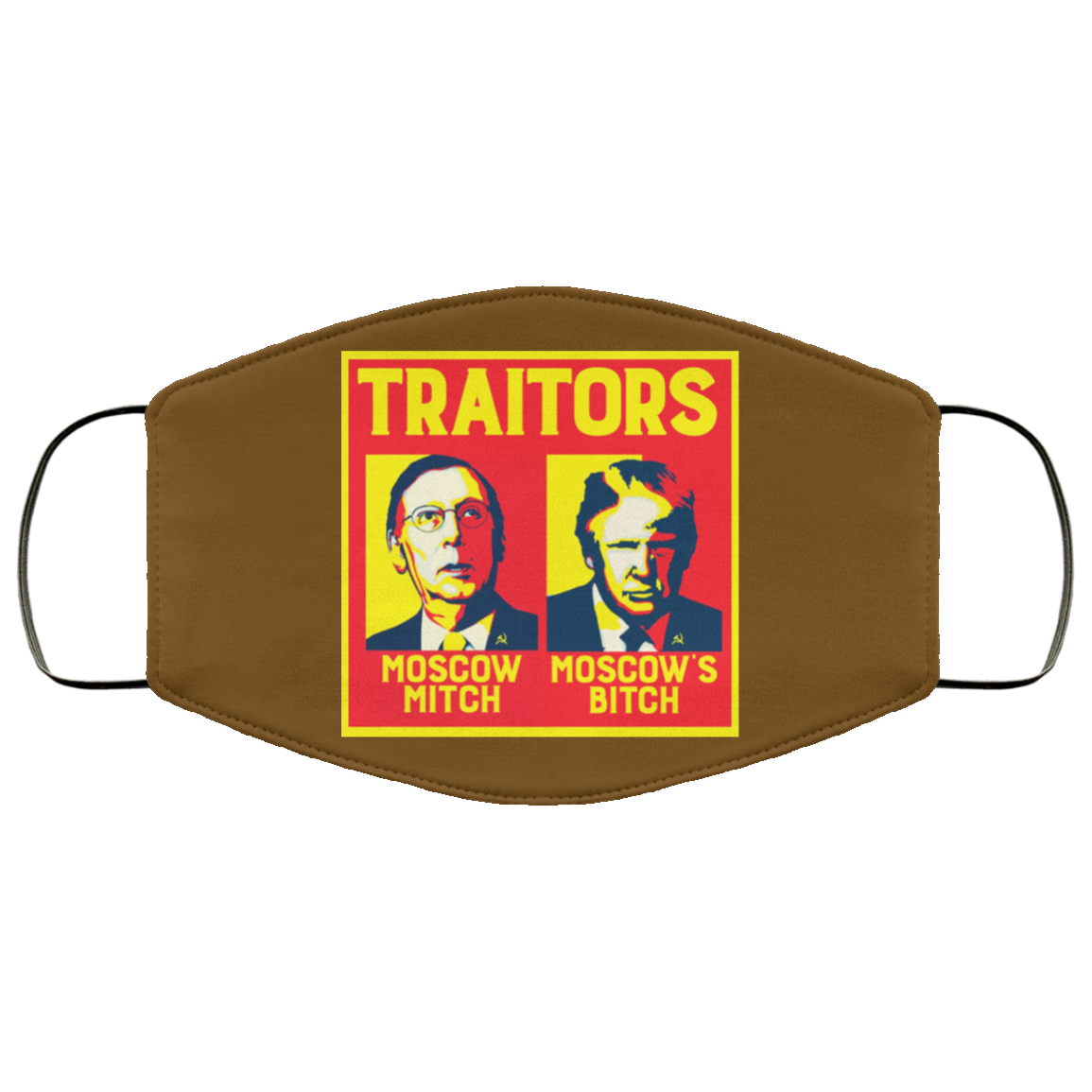 Traitors Ditch Moscow Mitch Face Mask