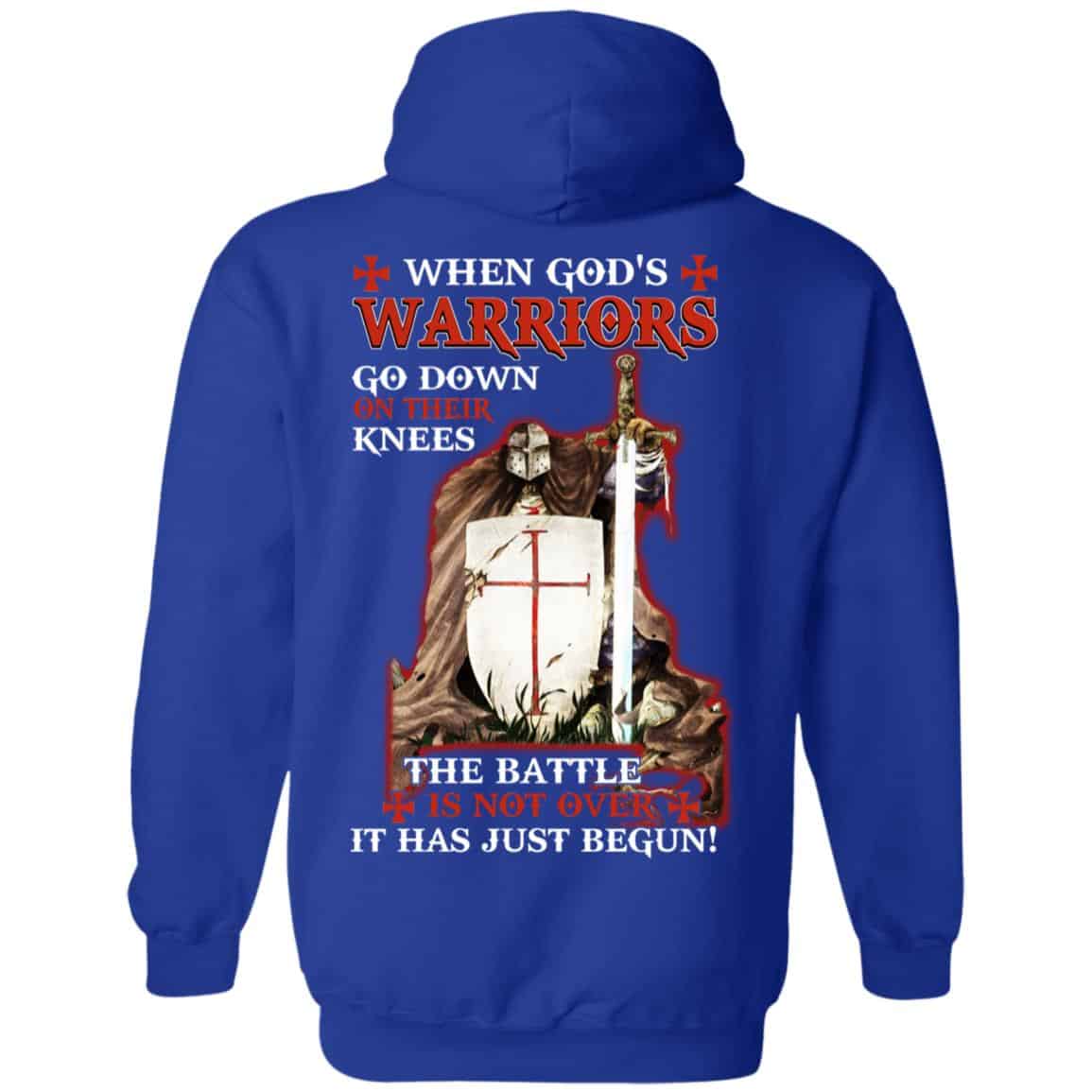 Knight Templar: When God’s Warriors Go Down On Their Knees The Battle Is Not Over It Has Just Begun T-Shirts, Hoodie, Tank