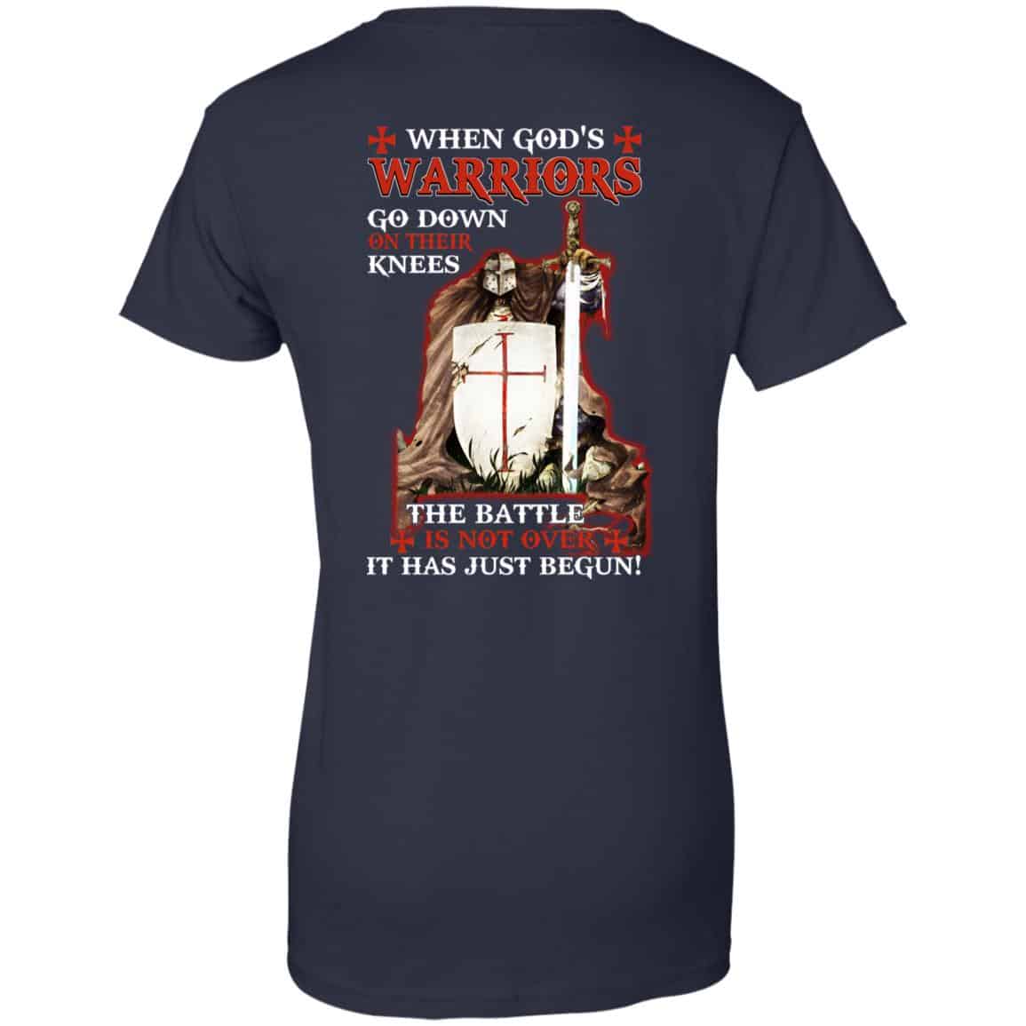 Knight Templar: When God’s Warriors Go Down On Their Knees The Battle Is Not Over It Has Just Begun T-Shirts, Hoodie, Tank