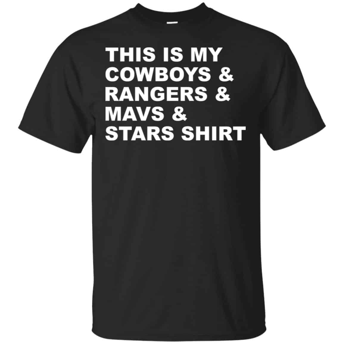 This Is My Cowboys & Rangers & Mavs & Stars Shirt T-Shirts, Hoodie, Tank