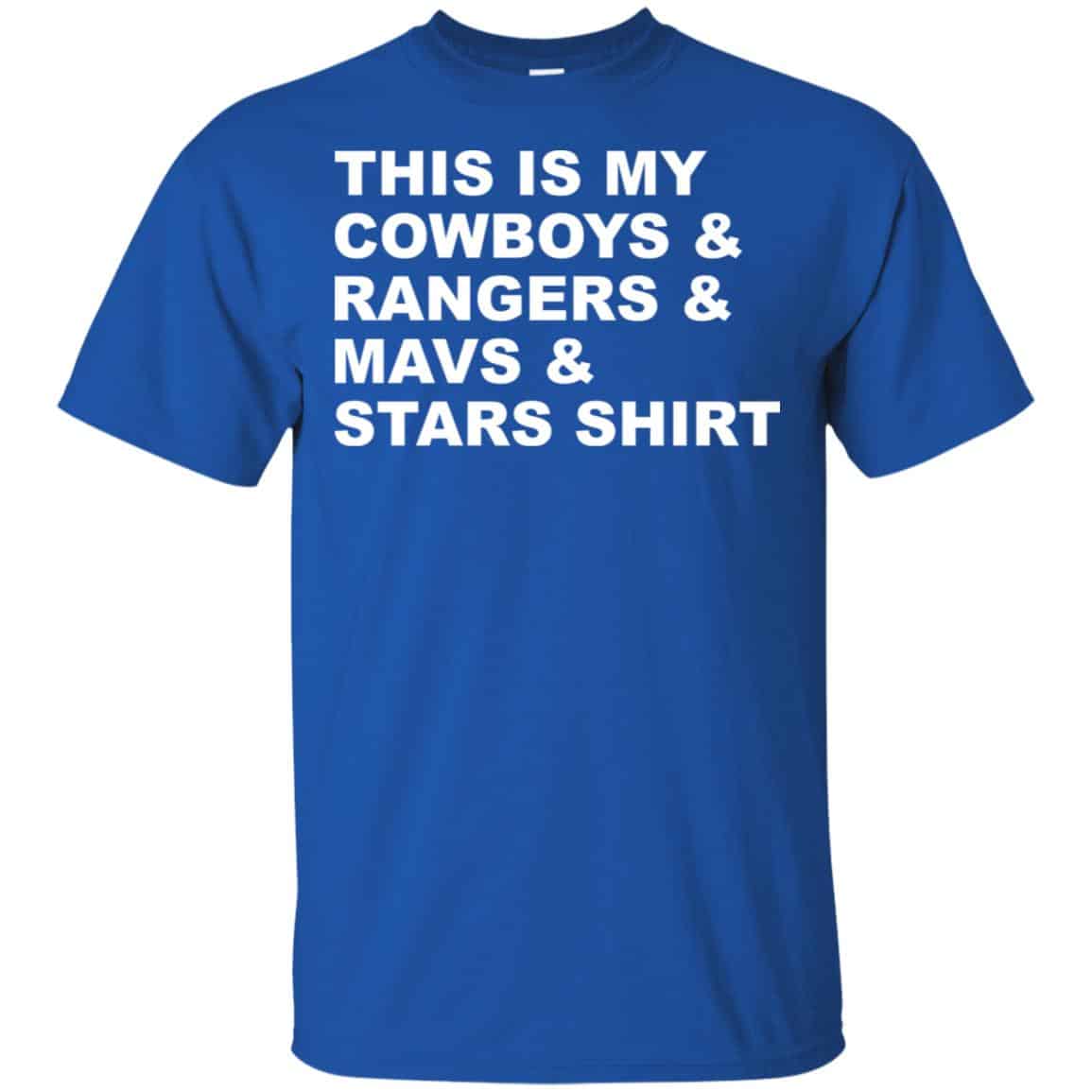 This Is My Cowboys & Rangers & Mavs & Stars Shirt T-Shirts, Hoodie, Tank