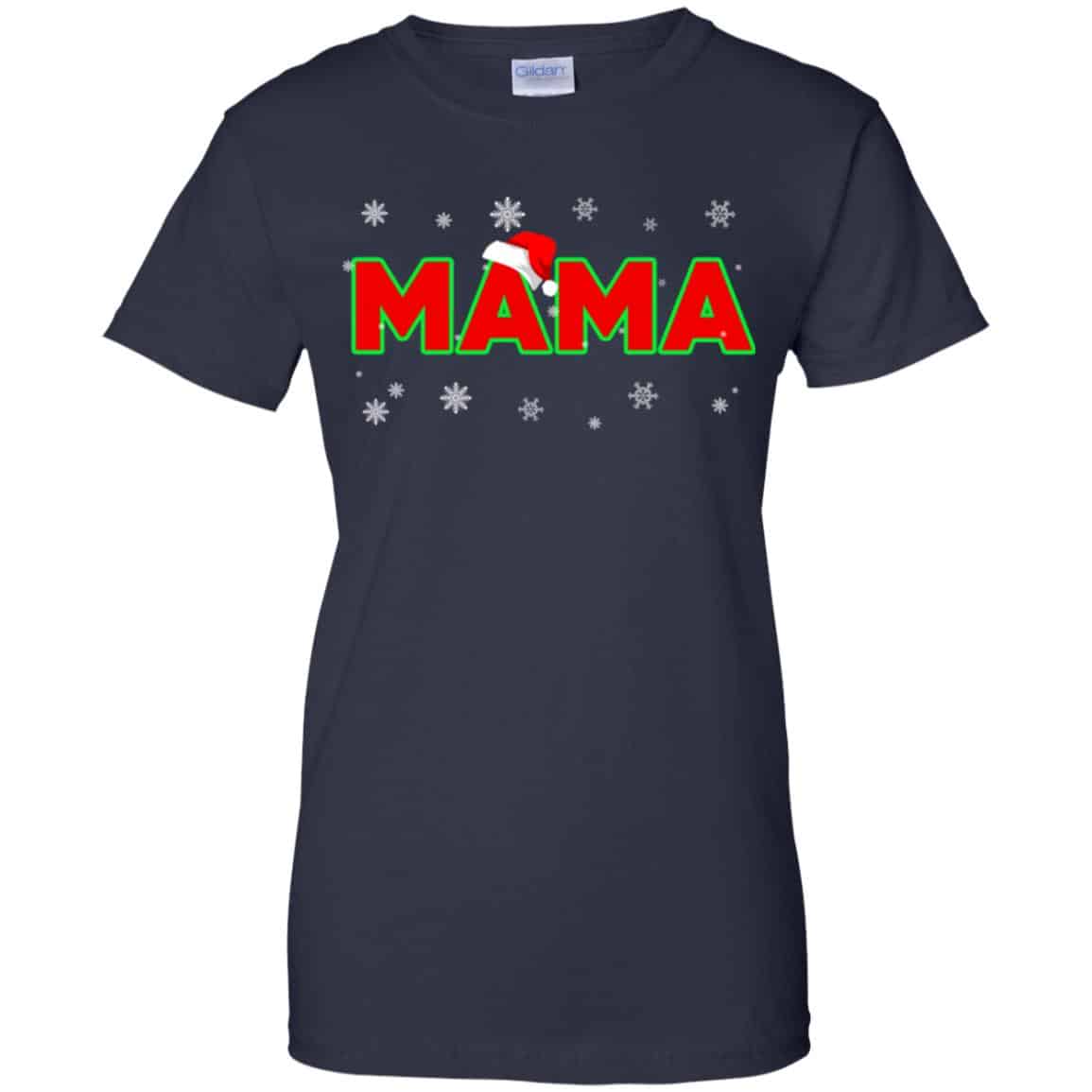 Mama Christmas Santa Ugly Sweater, T-Shirts, Hoodie