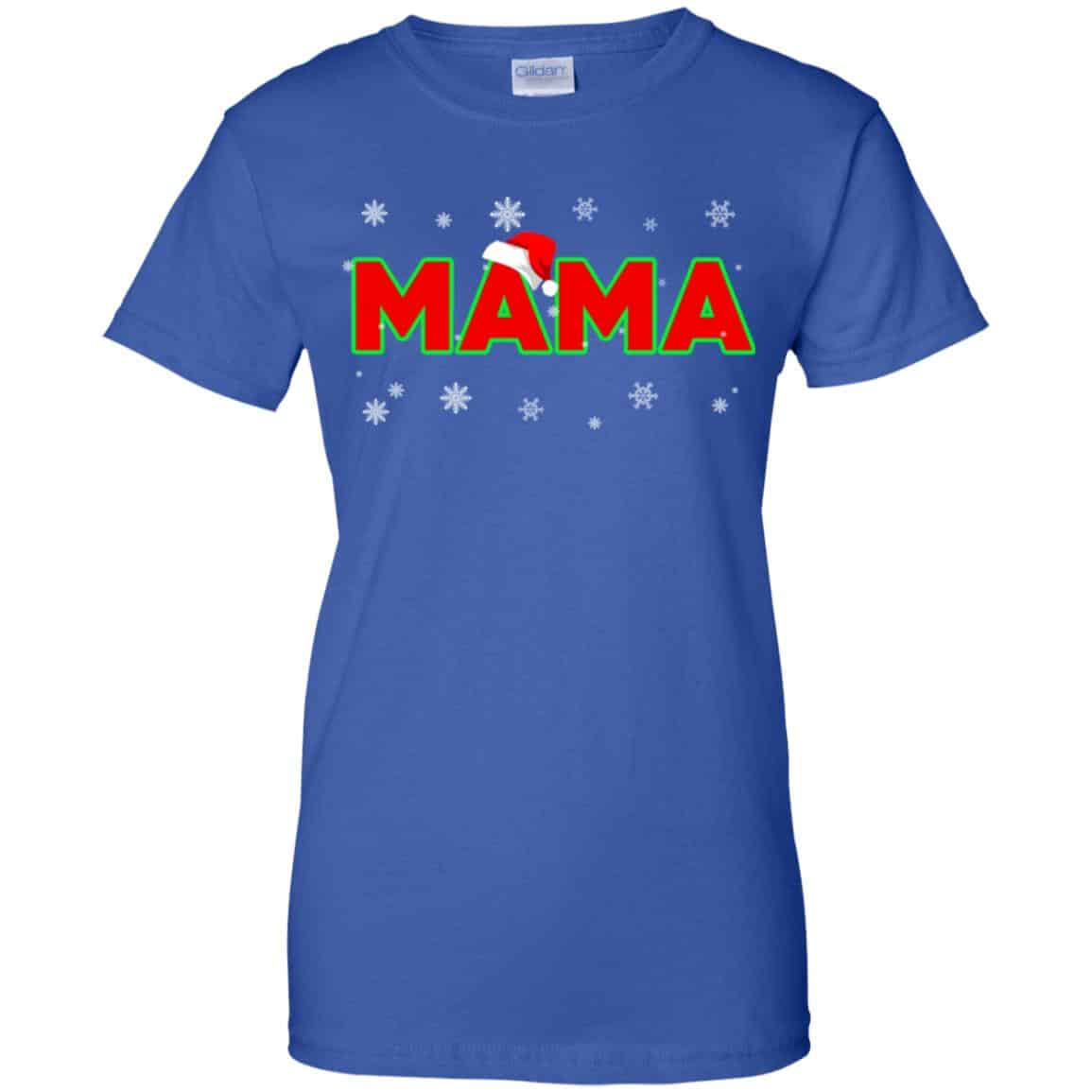 Mama Christmas Santa Ugly Sweater, T-Shirts, Hoodie