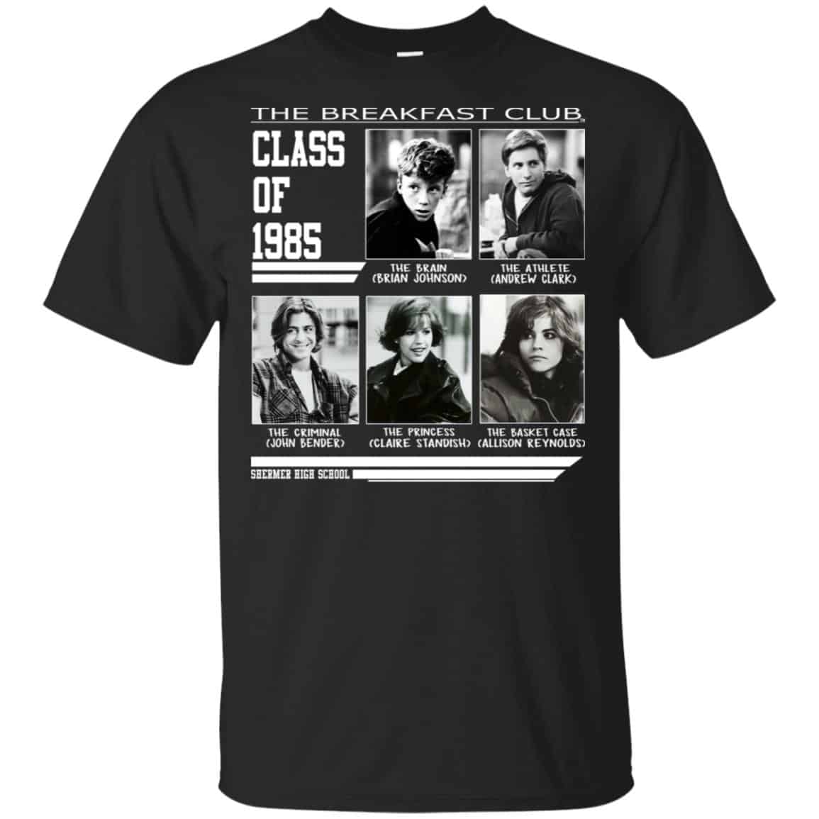 The Breakfast Club Class Of 1985 T-Shirts, Hoodie, Tank