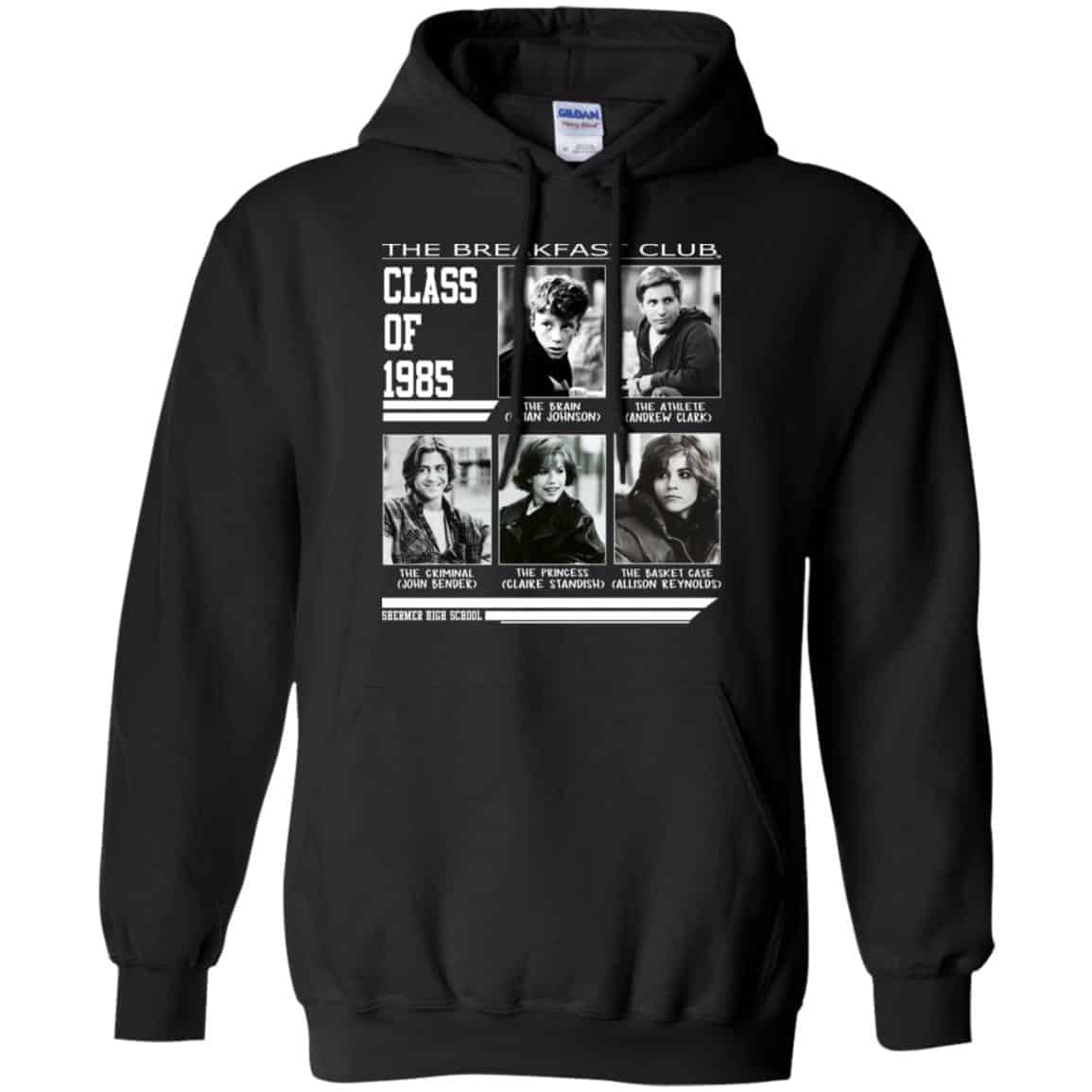 The Breakfast Club Class Of 1985 T-Shirts, Hoodie, Tank