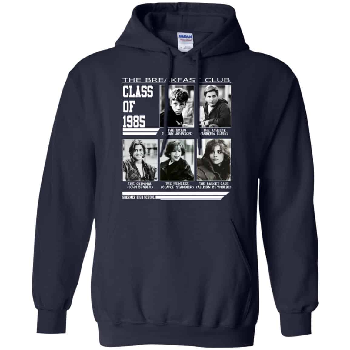 The Breakfast Club Class Of 1985 T-Shirts, Hoodie, Tank