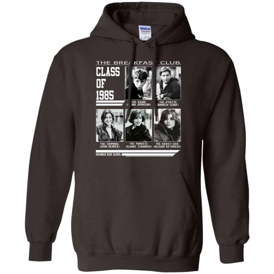 The Breakfast Club Class Of 1985 T-Shirts, Hoodie, Tank