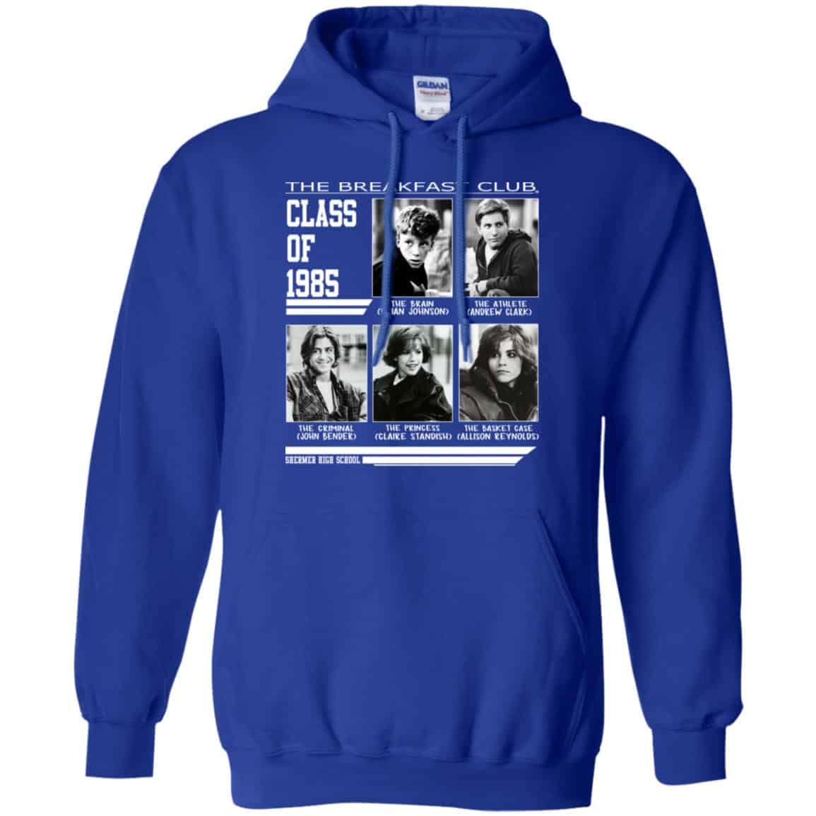 The Breakfast Club Class Of 1985 T-Shirts, Hoodie, Tank