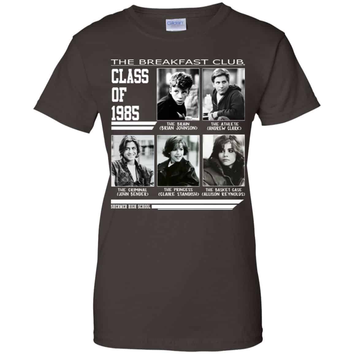 The Breakfast Club Class Of 1985 T-Shirts, Hoodie, Tank
