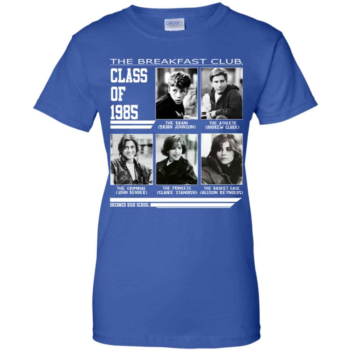 The Breakfast Club Class Of 1985 T-Shirts, Hoodie, Tank
