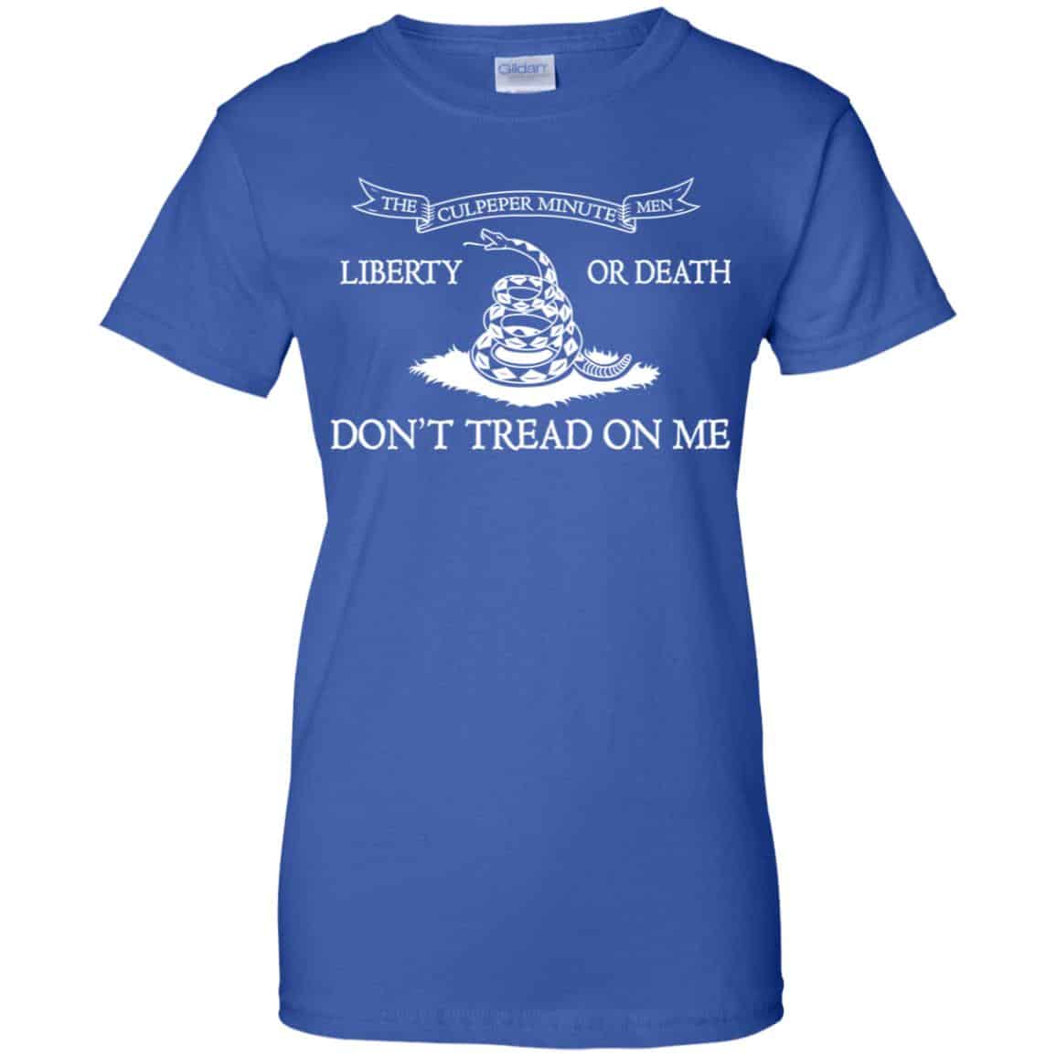 The Culpeper Minutemen T-Shirt – Liberty or Death Dont Tread on Me T-Shirts, Hoodie, Tank