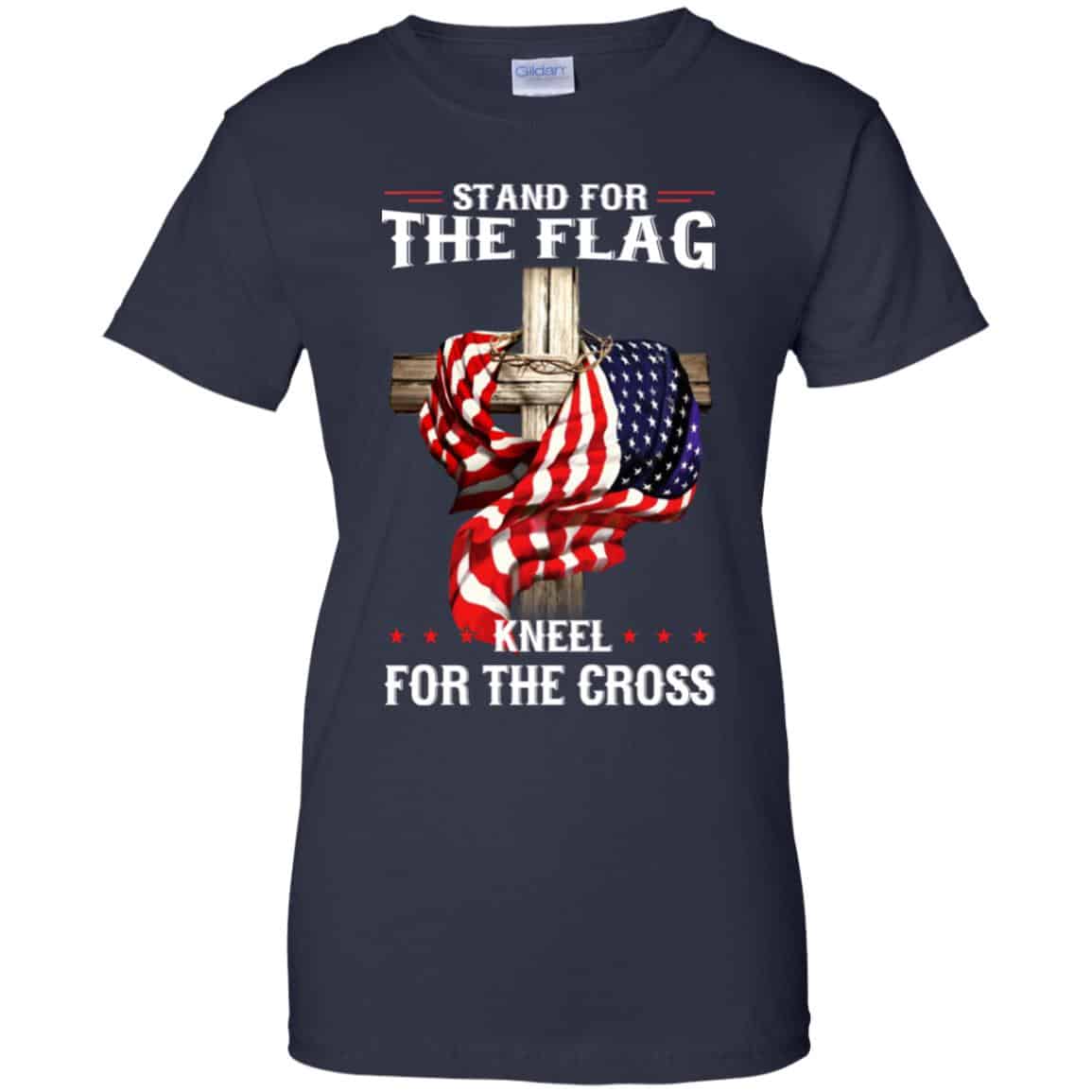 Stand For The Flag Kneel For The Cross T-Shirts, Hoodie, Sweater