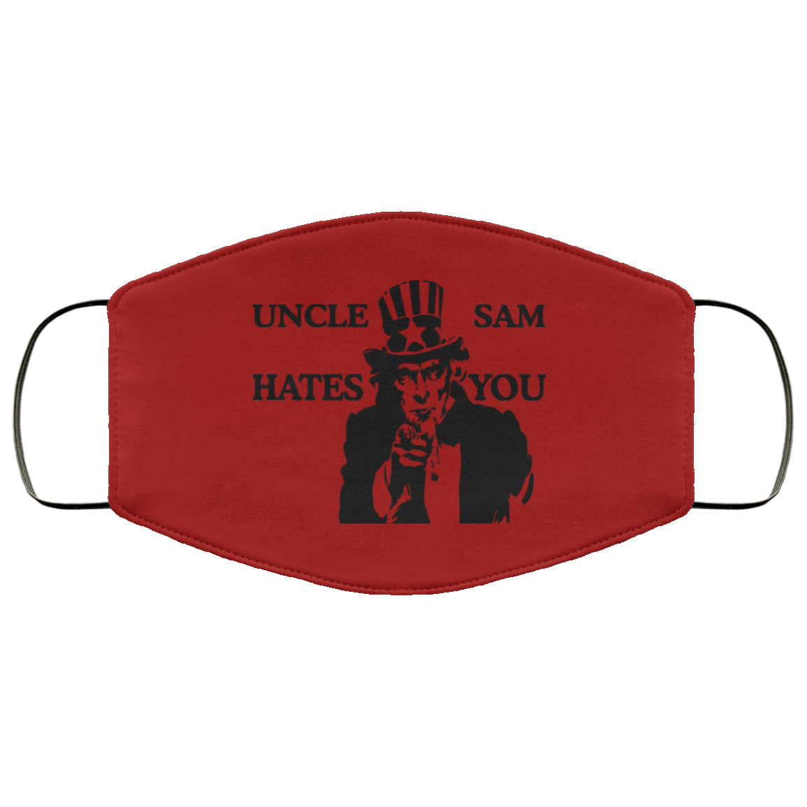 Uncle Sam Hates You Face Mask