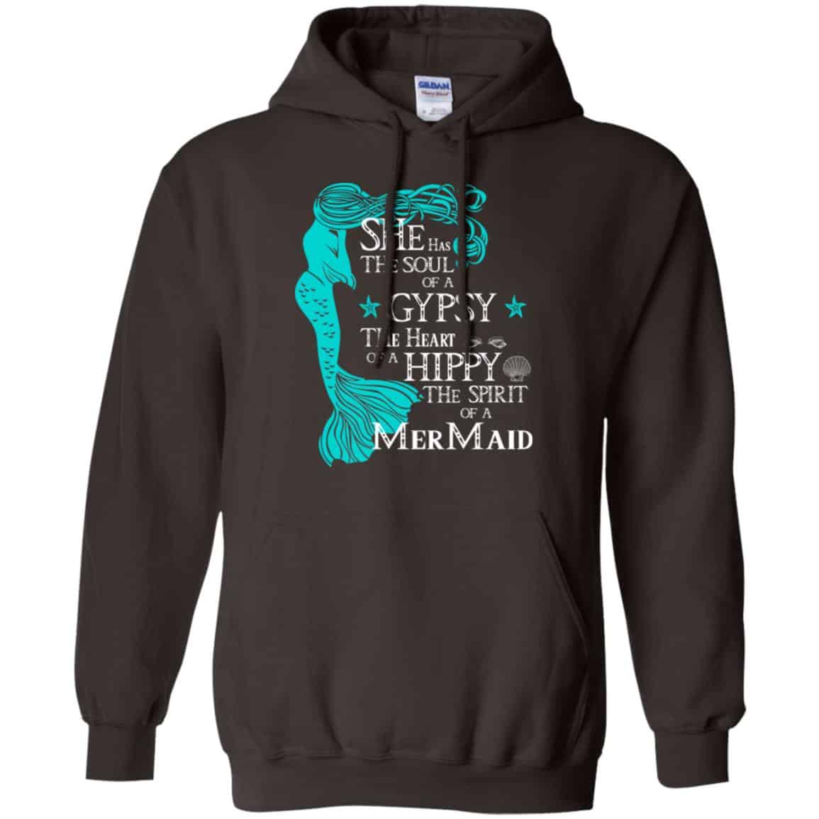 She Has The Soul Of A Gypsy The Heart Of A Hippy The Spirit Of A Mermaid Shirt, Hoodie, Tank