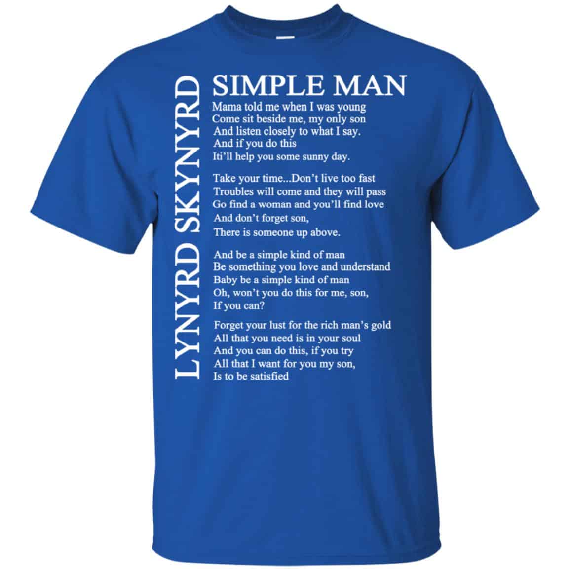 Lynyrd Skynyrd Simple Man Shirt, Hoodie, Tank