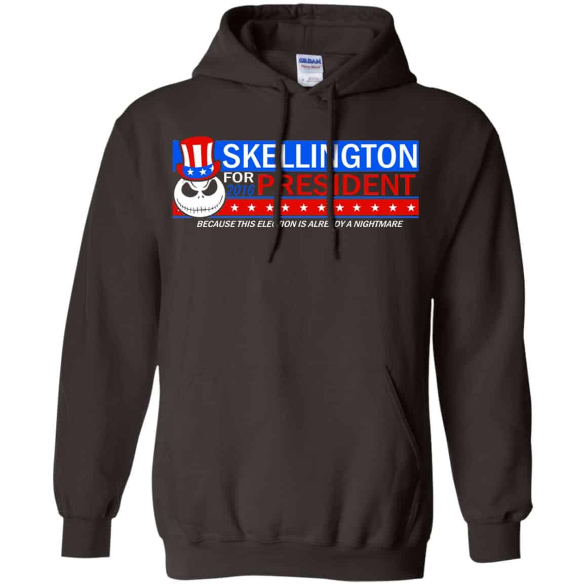Skellington For President 2016 Because This Election Is Already A Nightmare Shirt, Hoodie, Tank