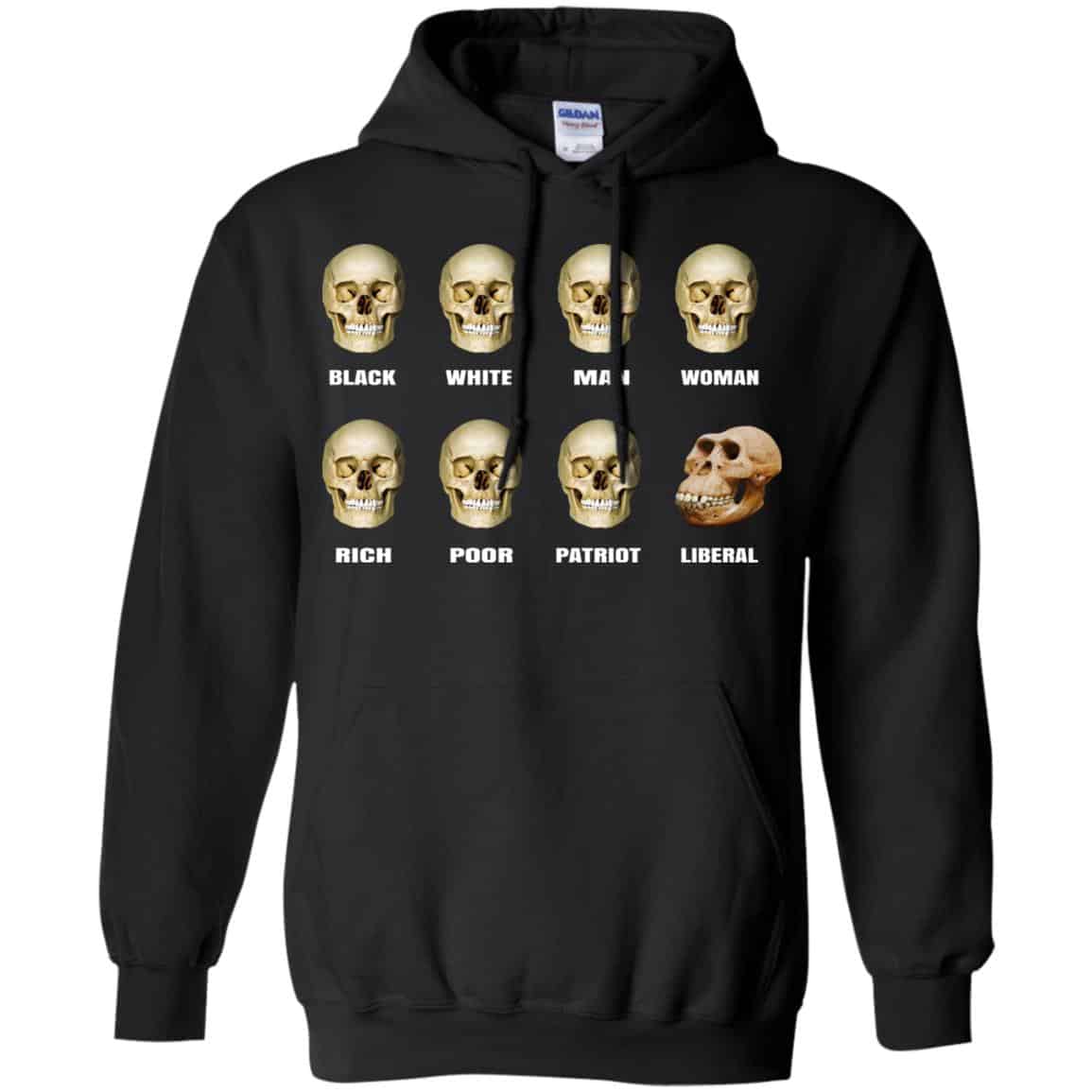 Black White Man Woman Liberal Shirt, Hoodie, Tank