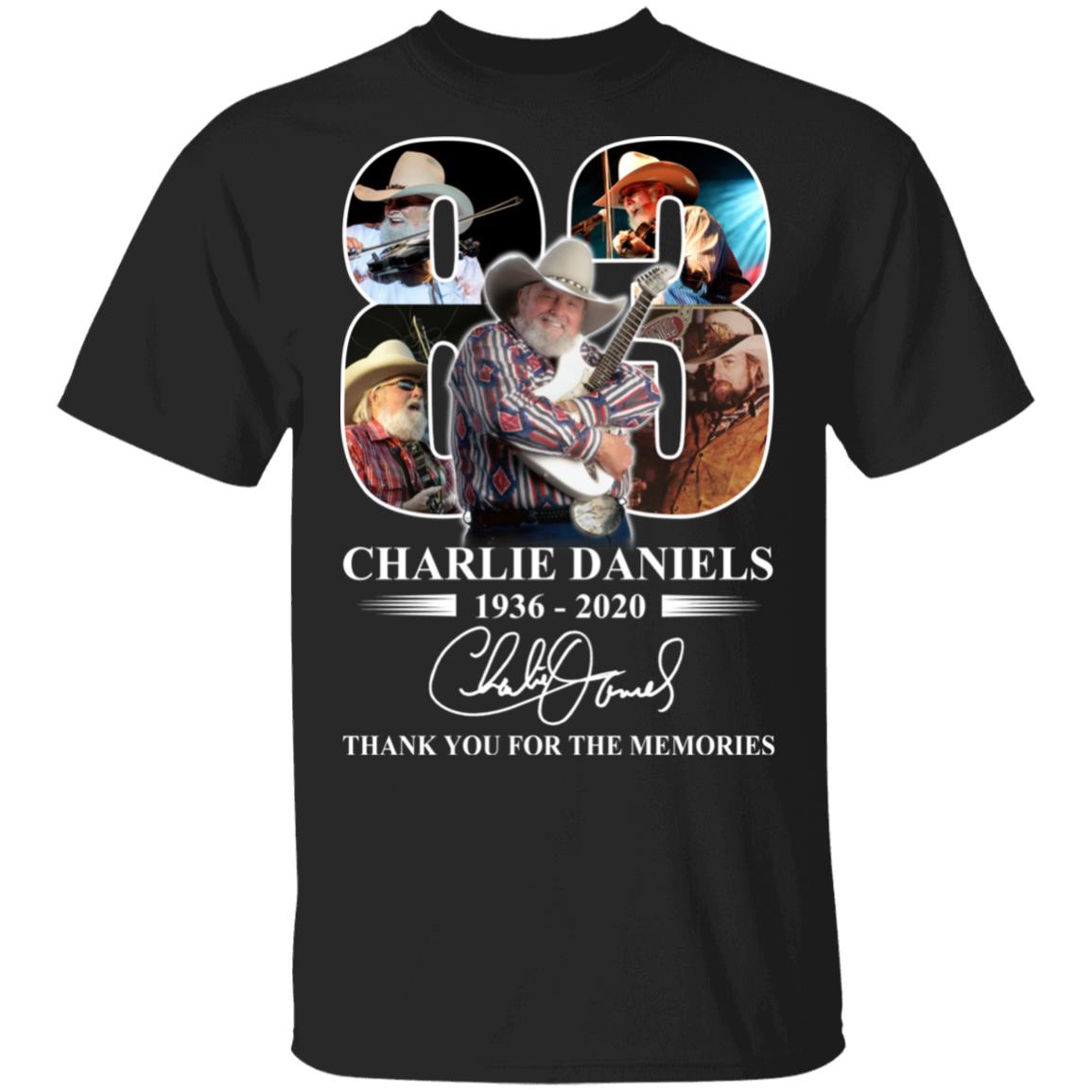 Remembering Charlie Daniels 1936 2020 Shirt, Hoodie, Tank