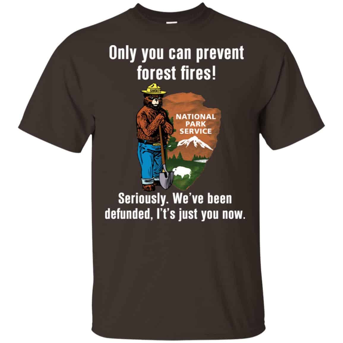 Smokey Bear Only You Can Prevent Forest Fires National Park Service Shirt, Hoodie, Tank