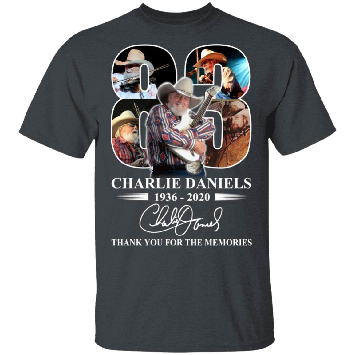 Remembering Charlie Daniels 1936 2020 Shirt, Hoodie, Tank