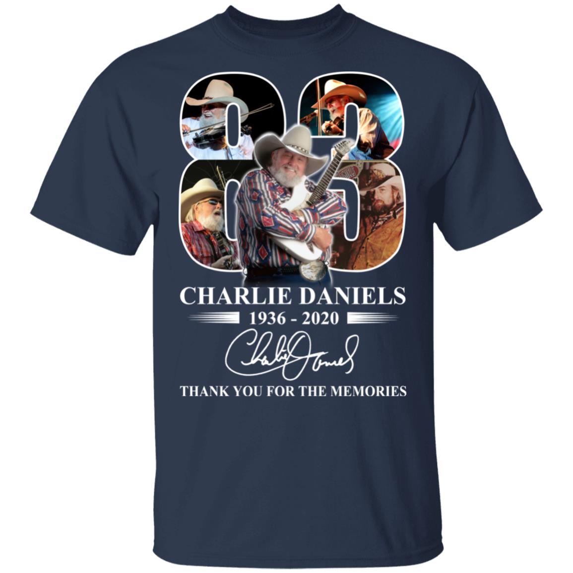 Remembering Charlie Daniels 1936 2020 Shirt, Hoodie, Tank