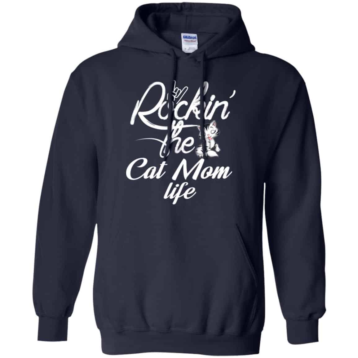Rockin’ The Cat Mom Life Shirt, Hoodie, Tank