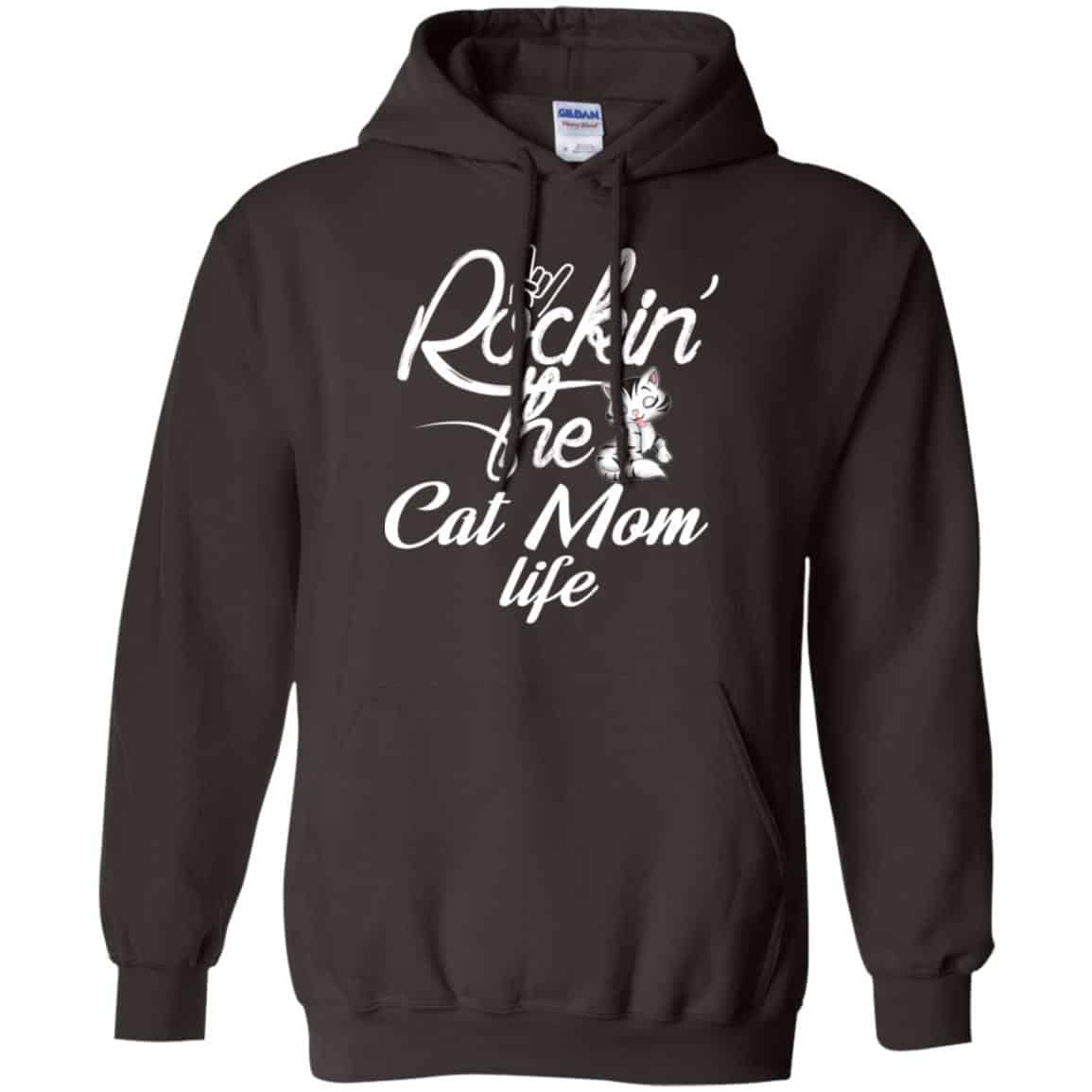 Rockin’ The Cat Mom Life Shirt, Hoodie, Tank