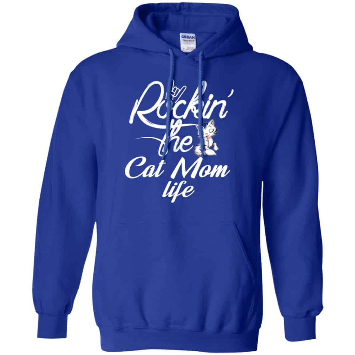 Rockin’ The Cat Mom Life Shirt, Hoodie, Tank