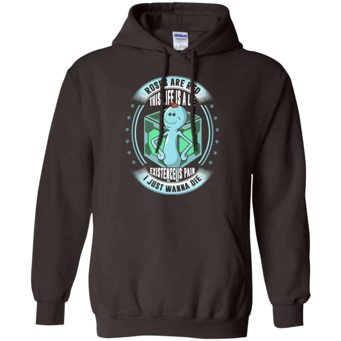 Roses Are Red This Life Is A Lie – Mr Meeseeks Shirt, Hoodie, Tank