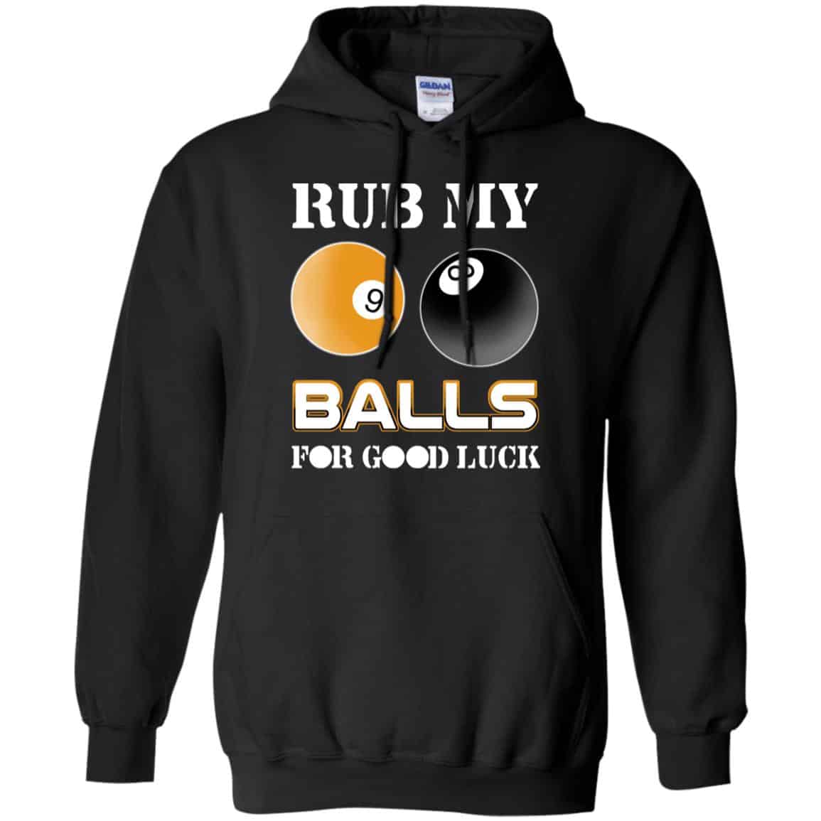 Rub My Balls For Good Luck Funny Billiards T-Shirts, Hoodie, Tank