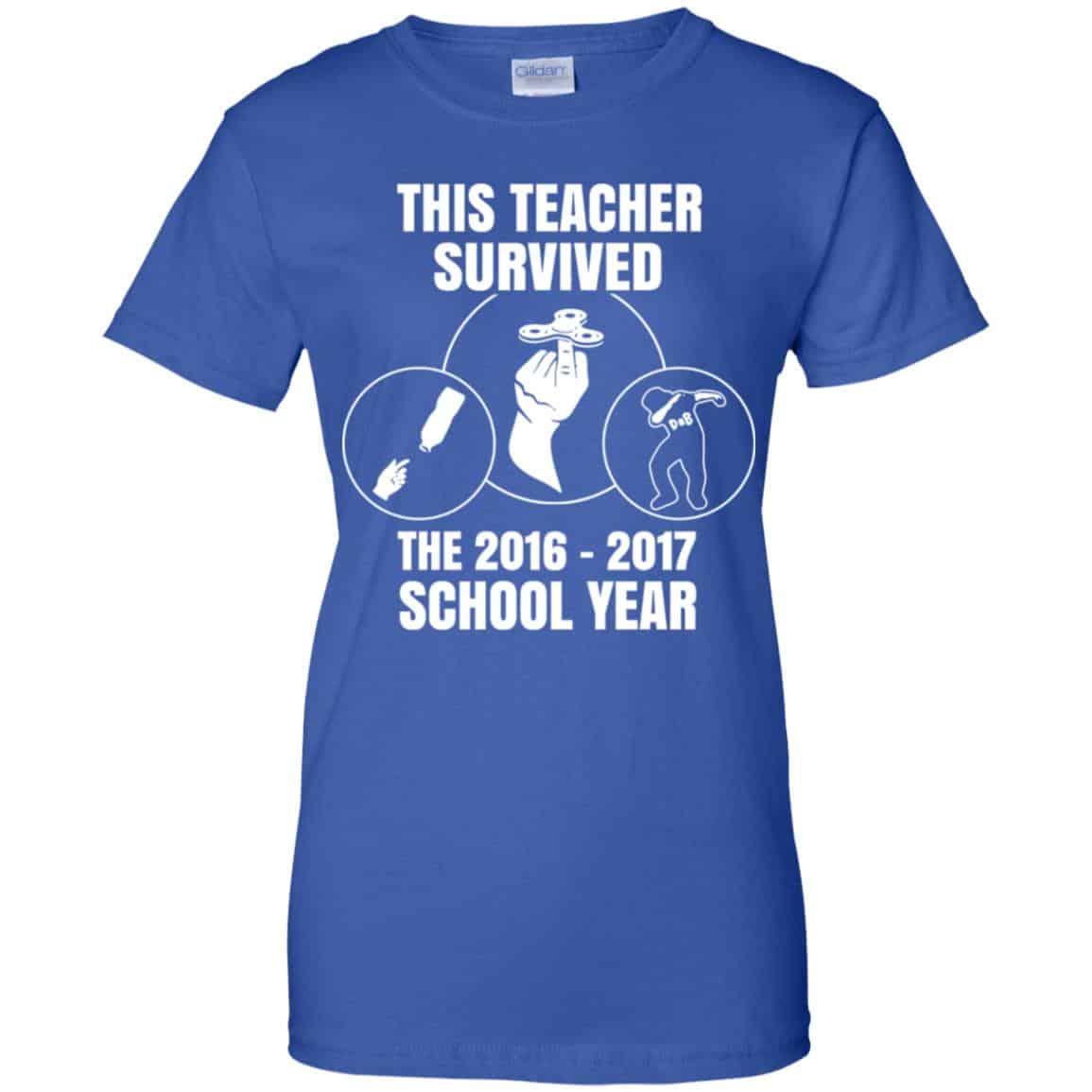 This Teacher Survived The 2016 2017 School Year Shirt, Hoodie, Tank