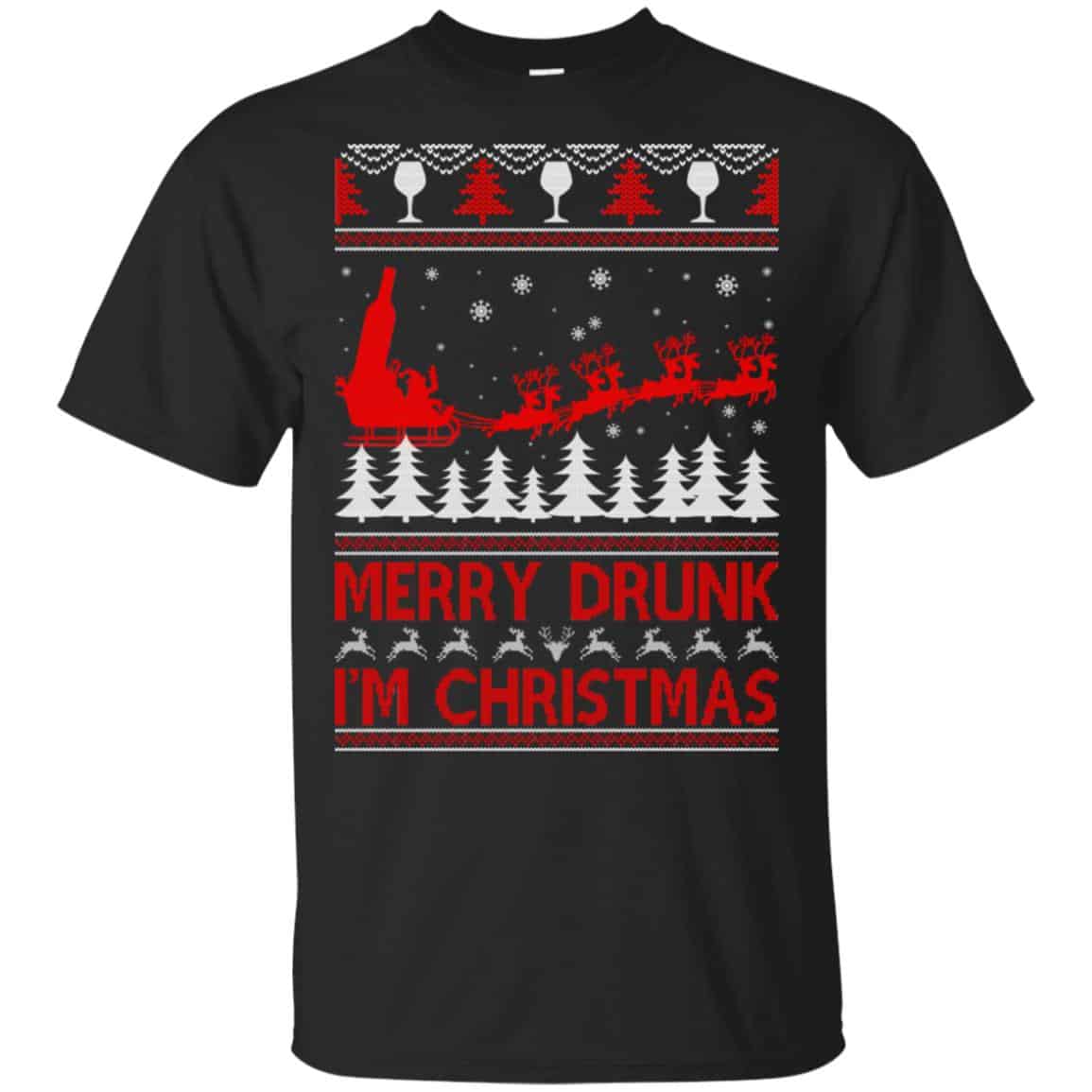 Merry Drunk I’m Christmas Sweater, T-Shirts, Hoodie