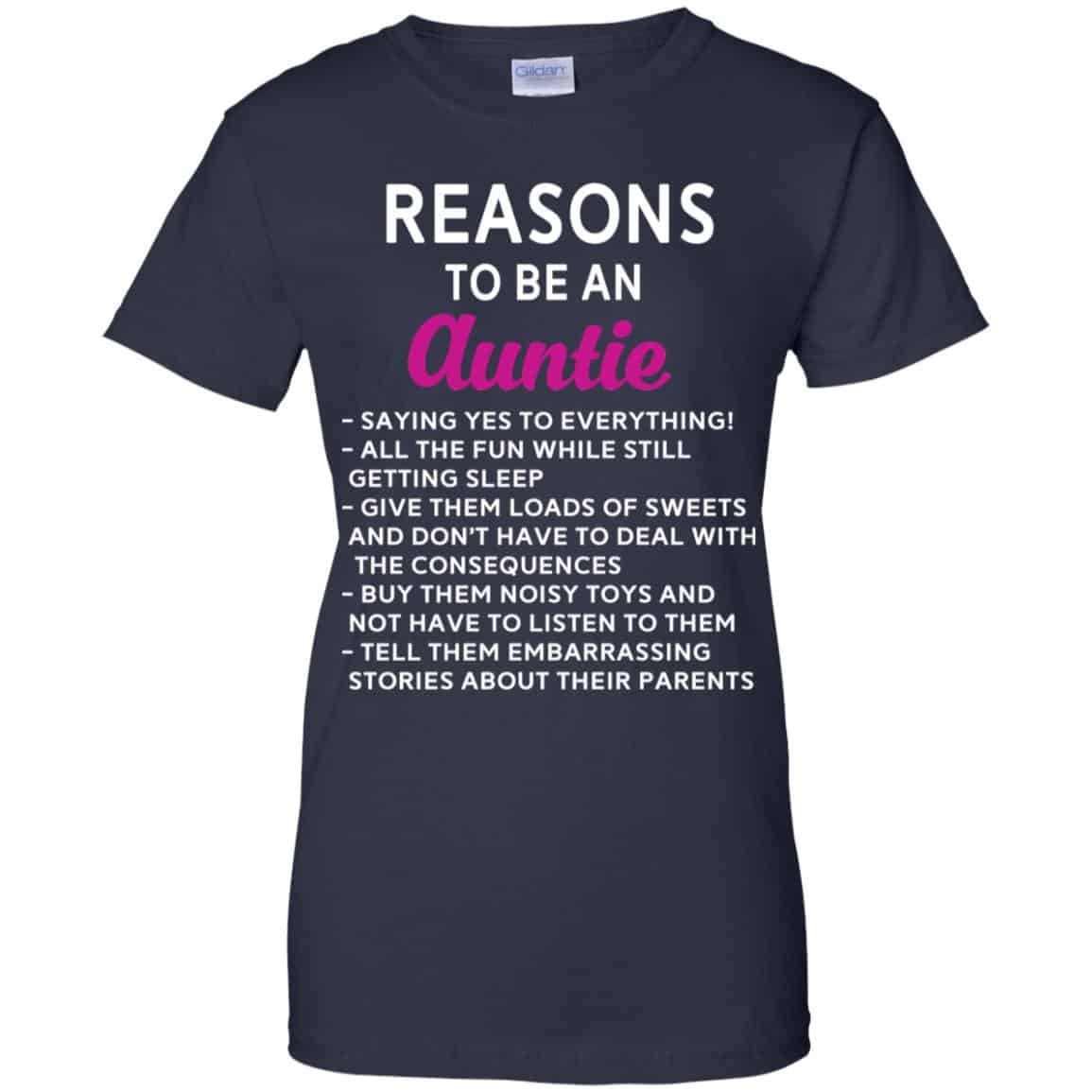 Reasons To Be A Auntie Shirt, Hoodie, Tank