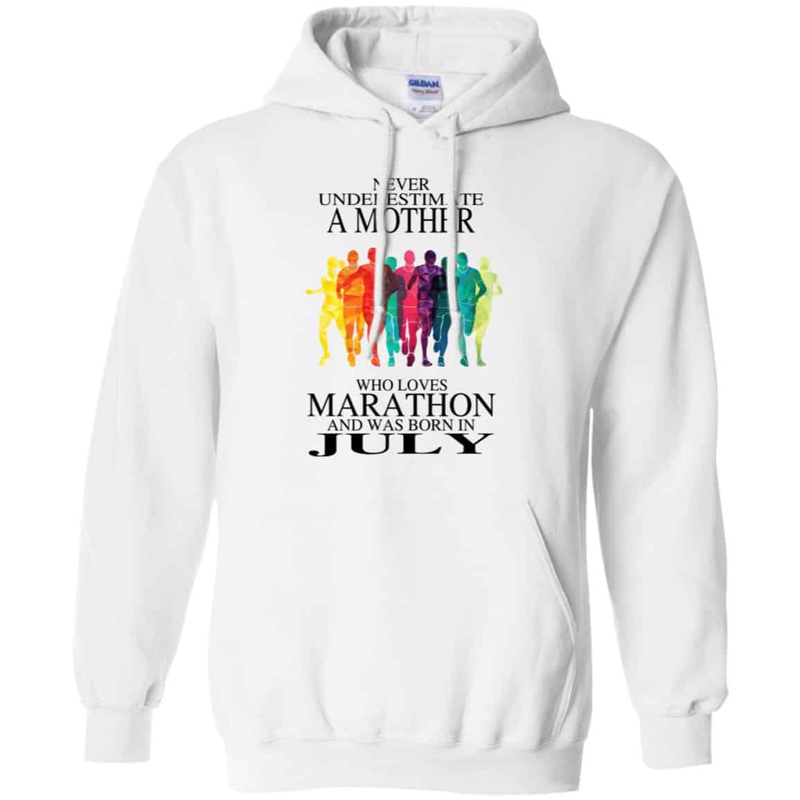 A Mother Who Loves Marathon And Was Born In July T-Shirts, Hoodie, Tank
