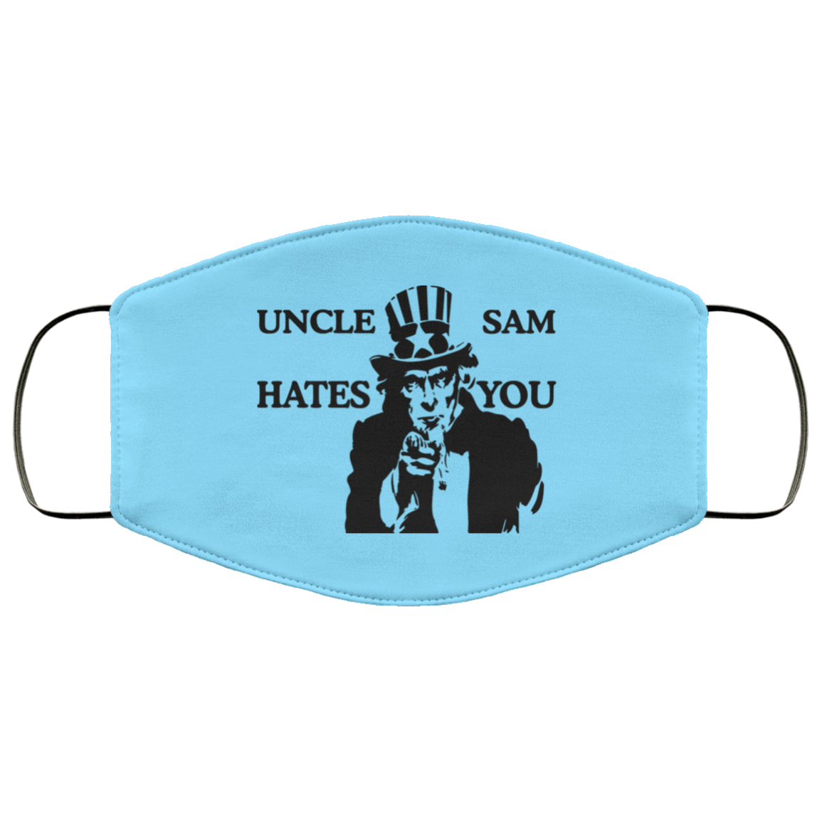Uncle Sam Hates You Face Mask