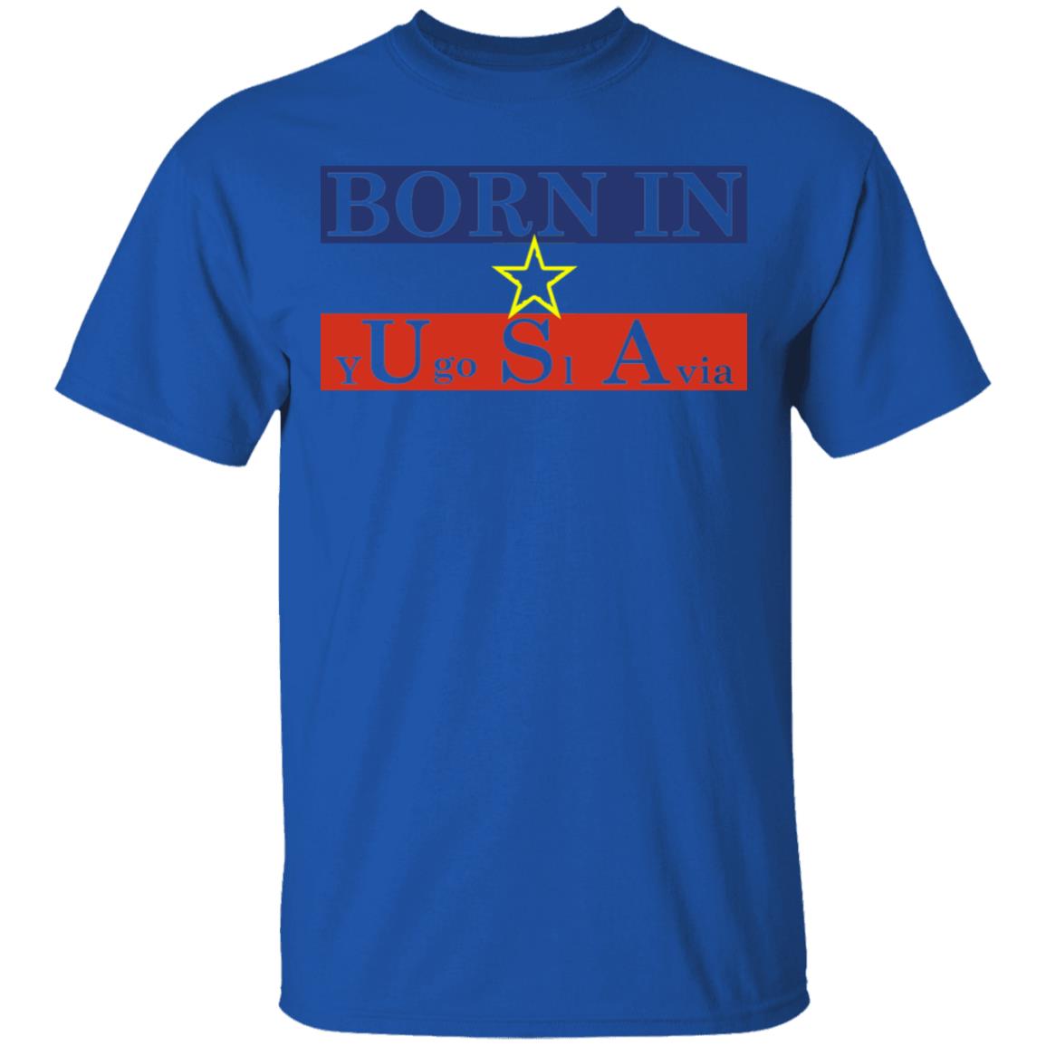 Proud Yugoslavia Born In Usa Shirt, Hoodie, Tank