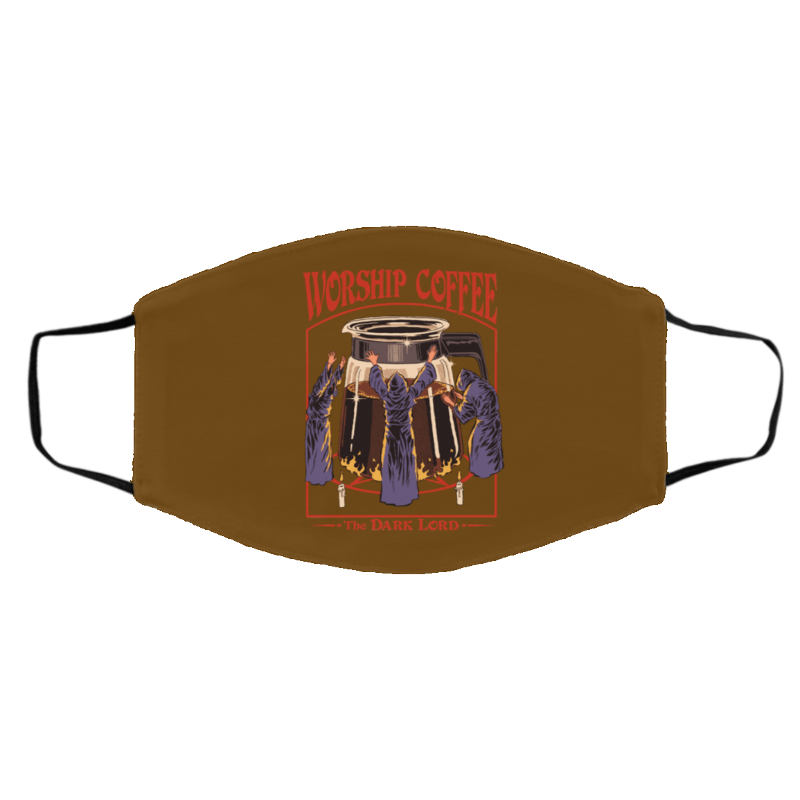 Worship Coffee The Dark Lord Face Mask