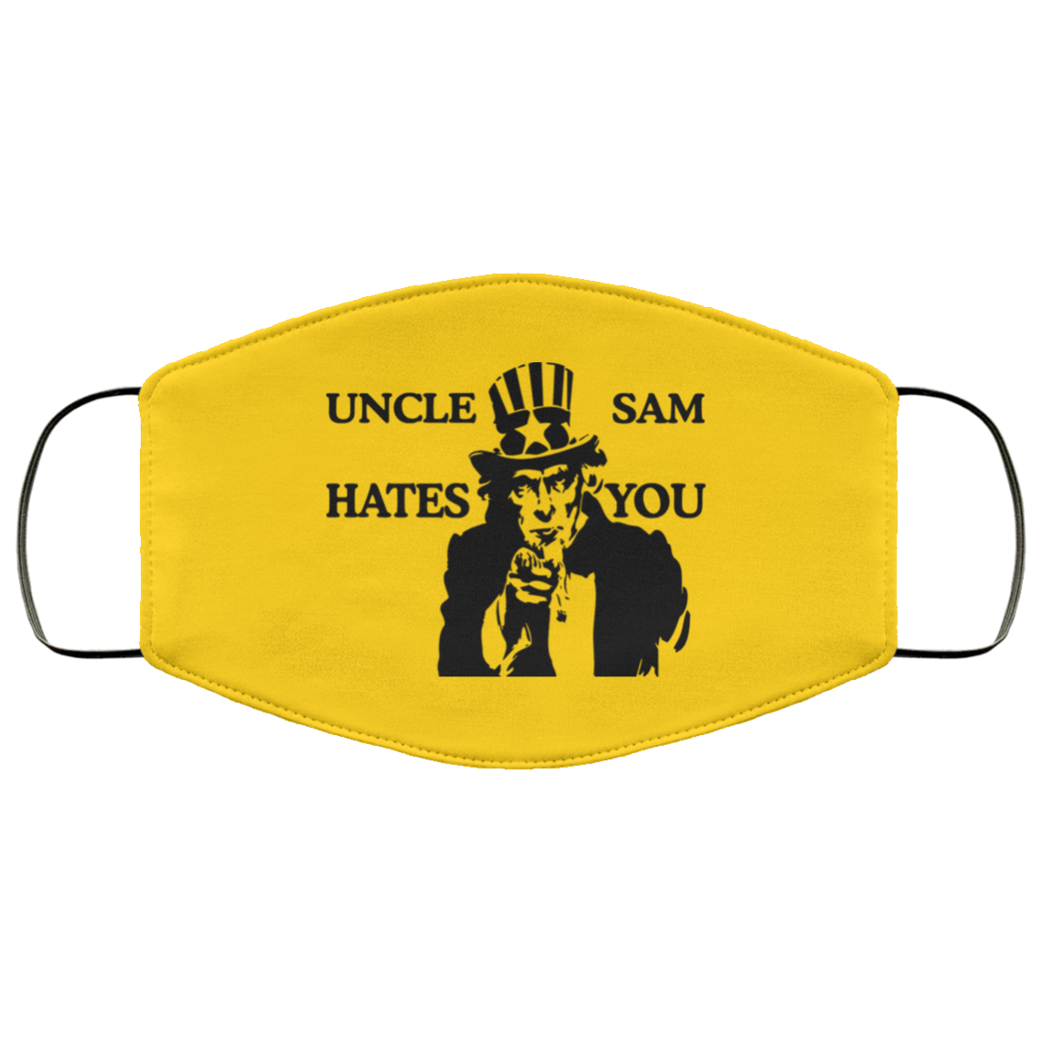 Uncle Sam Hates You Face Mask