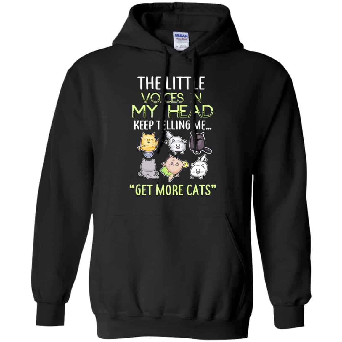The Little Voices In My Head Keep Telling Me Get More Cats Shirt, Hoodie, Tank